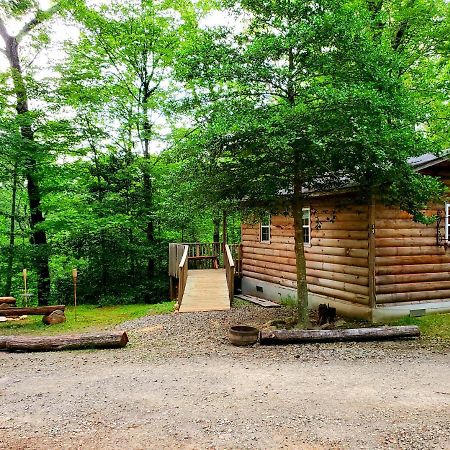 Lil' Log At Hearthstone Cabins And Camping - Pet Friendly Helen Esterno foto