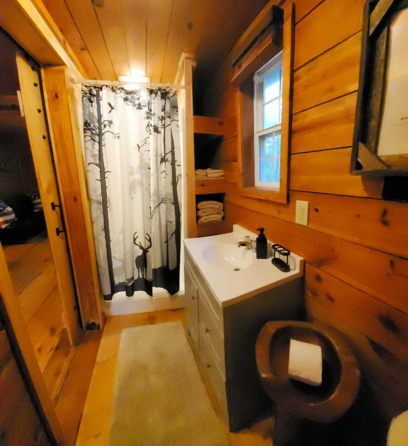 Lil' Log At Hearthstone Cabins And Camping - Pet Friendly Helen Esterno foto