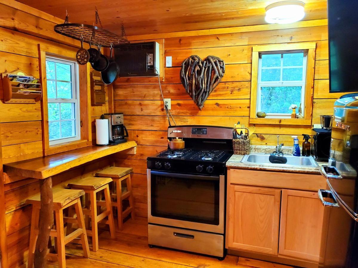 Lil' Log At Hearthstone Cabins And Camping - Pet Friendly Helen Esterno foto